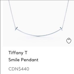 Tiffany T Smile Necklace